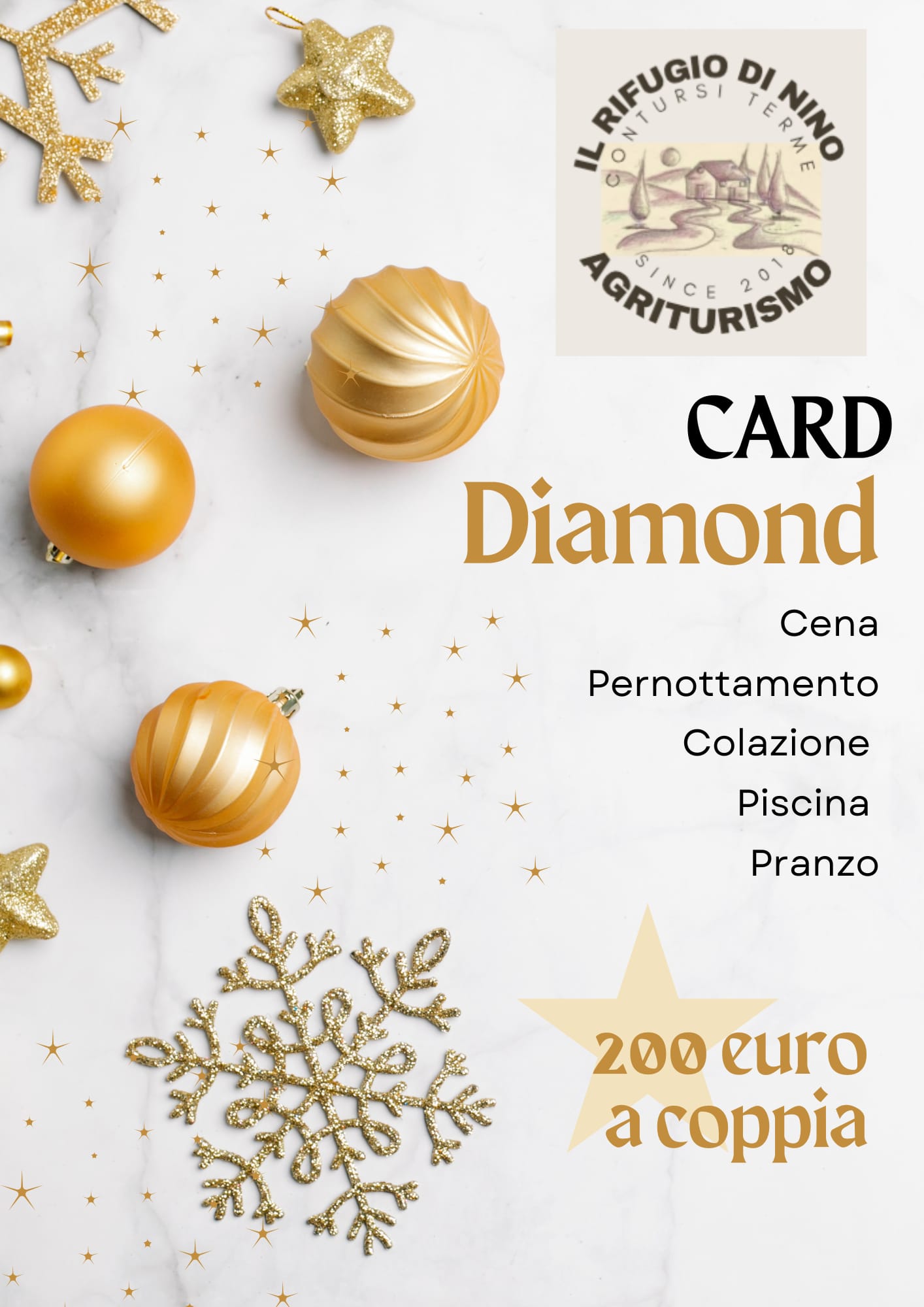 Card Diamond valida aprile- ottobre 2026 coppia