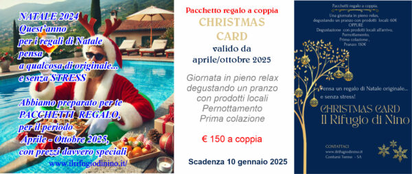 Christmas Card completa valida aprile- ottobre 2025
